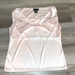 Banana Republic light pink satin blouse small